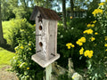 Primitive Wooden Handmade Birdhouse for Indoor/Outdoor Decor/ The Townhome